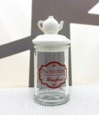 Pot en verre transparent avec