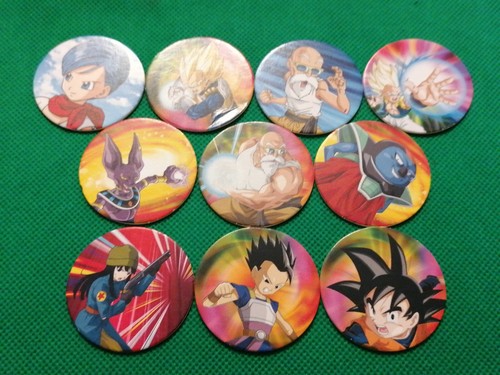 Lot caps dragon ball dbz - lot, 10