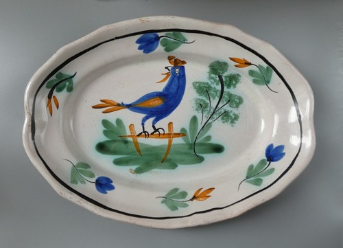 Plat faïence forges - faïence, eaux