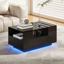 Makika Table Basse LED Moderne