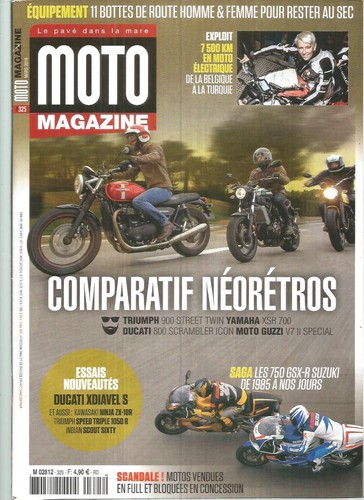 Moto magazine 325 - moto, triumph