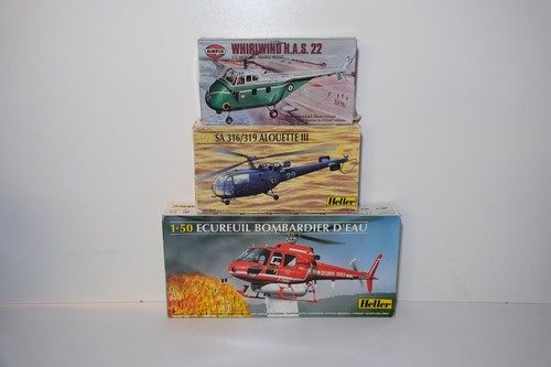 Lot maquettes hélicoptères - lot,