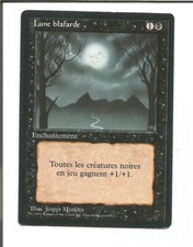 Lune Blafarde Bad Moon VF Limited Edition FR NM MtG Magic FBB 1994