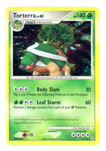 Heavily played torterra - heavily,