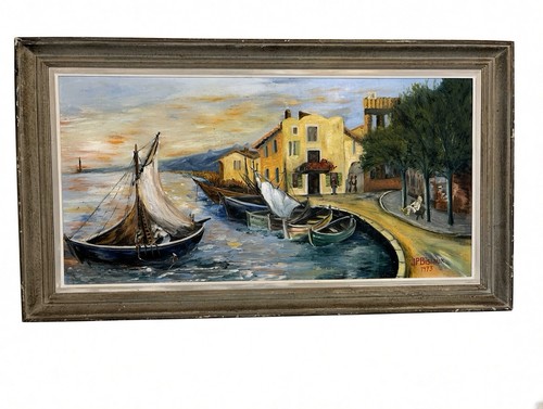 Tableau ancien pierre bisiaux - tableau,