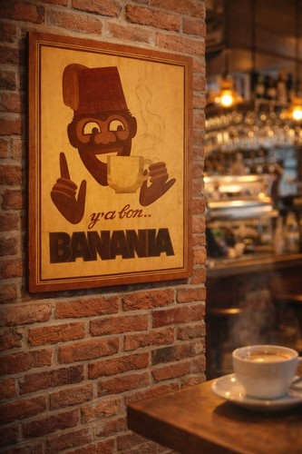 Panneau publicitaire banania - publicitaire,