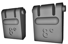 Pied de remplacement pour clavier Logitech "K800 Wireless Illuminated"