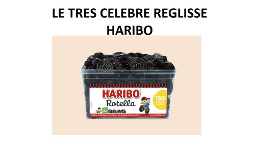 Bonbons haribo reglisse - bonbons,