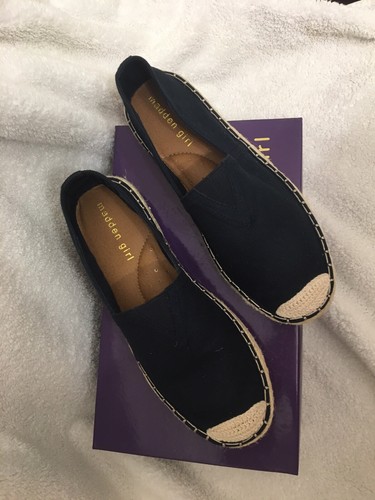 Madden girl navy canvas - navy,