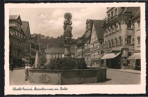 Schwäb gmünd marienbrunnen - schwäb.,