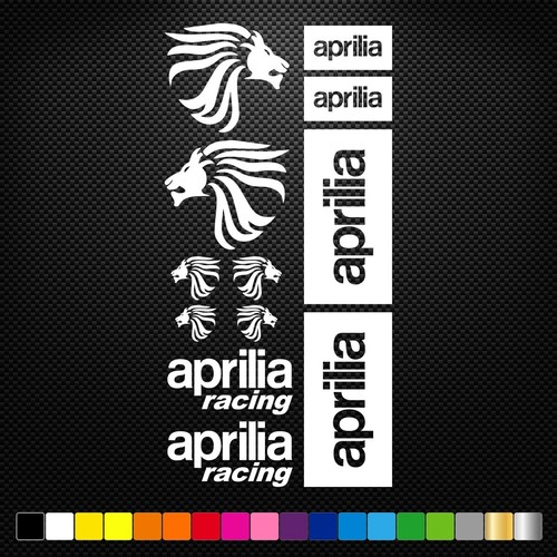 Aprilia racing 12 stickers - 12,