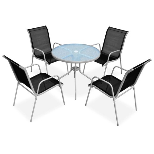 Mobilier jardin pcs acier - mobilier,