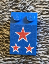 1 pièce brique LEGO avec Imprimé Étoile