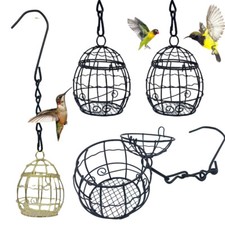Mangeoire À Oiseaux De Jardin En Forme D'arachides Cage Suspendue Anti- /