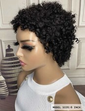 Perruque naturelle femme noir - perruque,