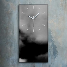 Horloge murale sur toile 30x60