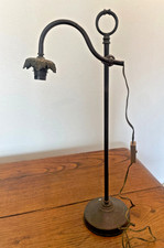 LAMPE ANCIENNE ARTICULEE A SYSTEME LAMPE DE NOTAIRE BUREAU  -2-