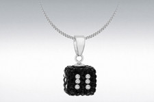 Pendentif cristal noir et - pendentif,