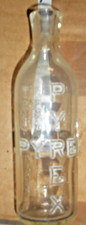 petite bouteille chimie pharmacie pyrex ancien collection