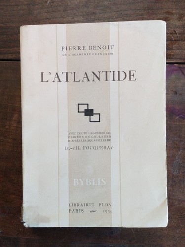 Atlantide pierre benoît - l'atlantide,