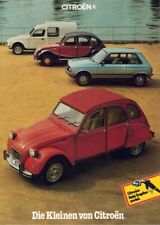 Catalogue brochure Citroën 2CV / Acadiane / LNA 1982 Allemagne Deutschland