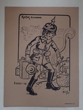 WW1 - Ancienne estampe KULTUR