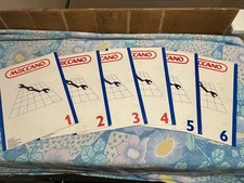 MECCANO  Lot 6 notices de montage - Manuels N° 1 - 2 - 3 - 4 - 5 - 6. Bon état .