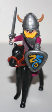 PLAYMOBIL 3158 5715 GUERRIER VIKING AVEC CHEVAL COMPLET