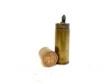 Ancien briquet de soldat en laiton fait avec Pièce de monnaie ww1 ww2
