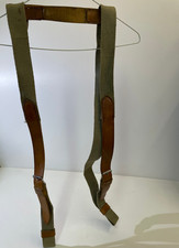 Brelage militaire ancien cui et tissus