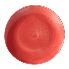 Assiette Plate Rouge Corail