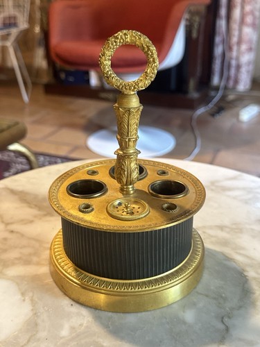Encrier bronze début - encrier, 19