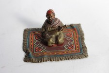 Bronze viennois orientaliste musicien Arabe Antiquités objets de vitrine (34201)