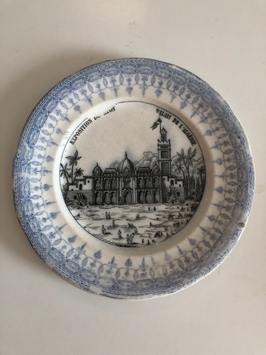 Ancienne assiette exposition - ancienne,