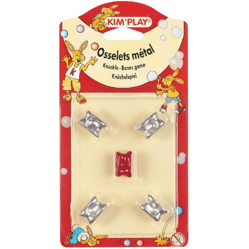 Jeu osselets métal - métal,