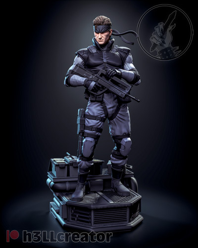 Figurine solid snake from - figurine,