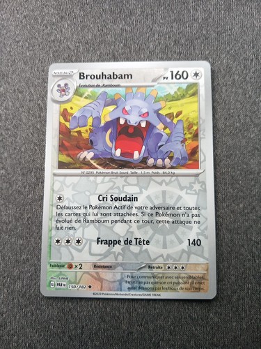 Carte pokémon brouhabam - carte,