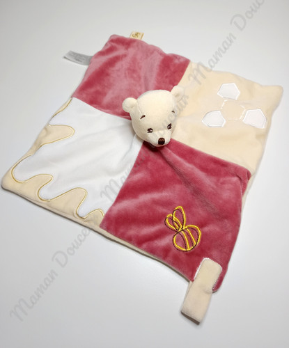 Doudou plat winnie ourson - plat,