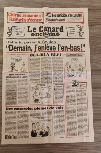 Canard enchaîné numéro - le,