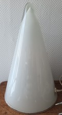 Vintage 90's: belle lampe de table conique en verre Teepee SCE - design    CA07