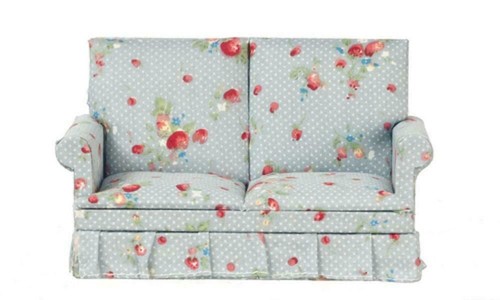 Canapé loveseat places bleu - canapé,