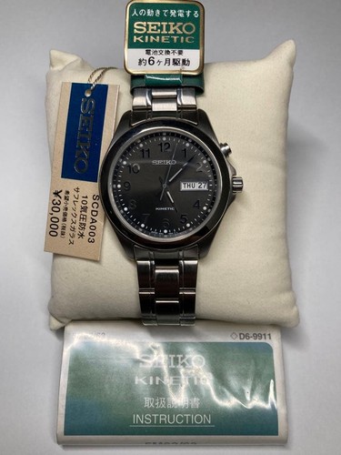 Seiko kinetic 5m63 - 5m63-0b00, dead