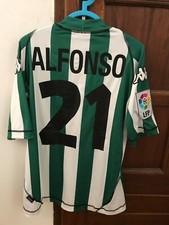 maillot betis seville alfonso porte dedicassé  camiseta betis sevilla alfonso
