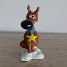 Rare Figurine Lucky Luke - Dargaud Brabo  1978 - Rantanplan assis