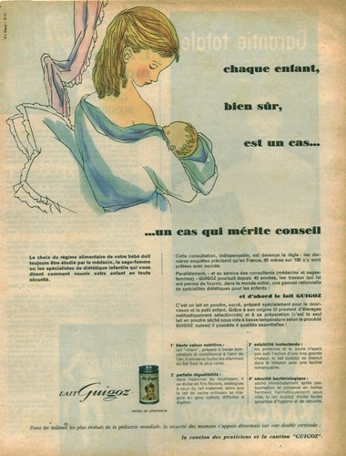 Publicité ancienne lait