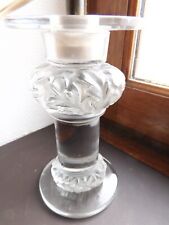 LALIQUE pied de lampe en cristal model saint hubert