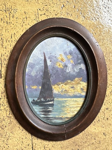 Ancien tableau paysage - ancien, pays