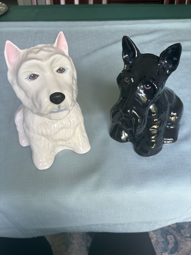 Vintage ceramic scottie - vintage, 8”