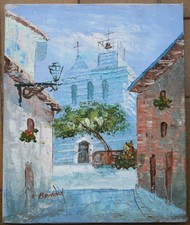 petit tableau signé Bernard