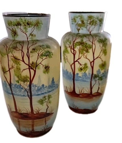 Paire vases art nouveau - art,